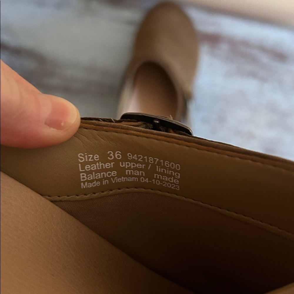 Dansko Tan Leather Slip-On Clogs - Picture 5 of 5